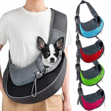 Pet Sling Carrier, Breathable Crossbody Bag for Cats & Small Dogs