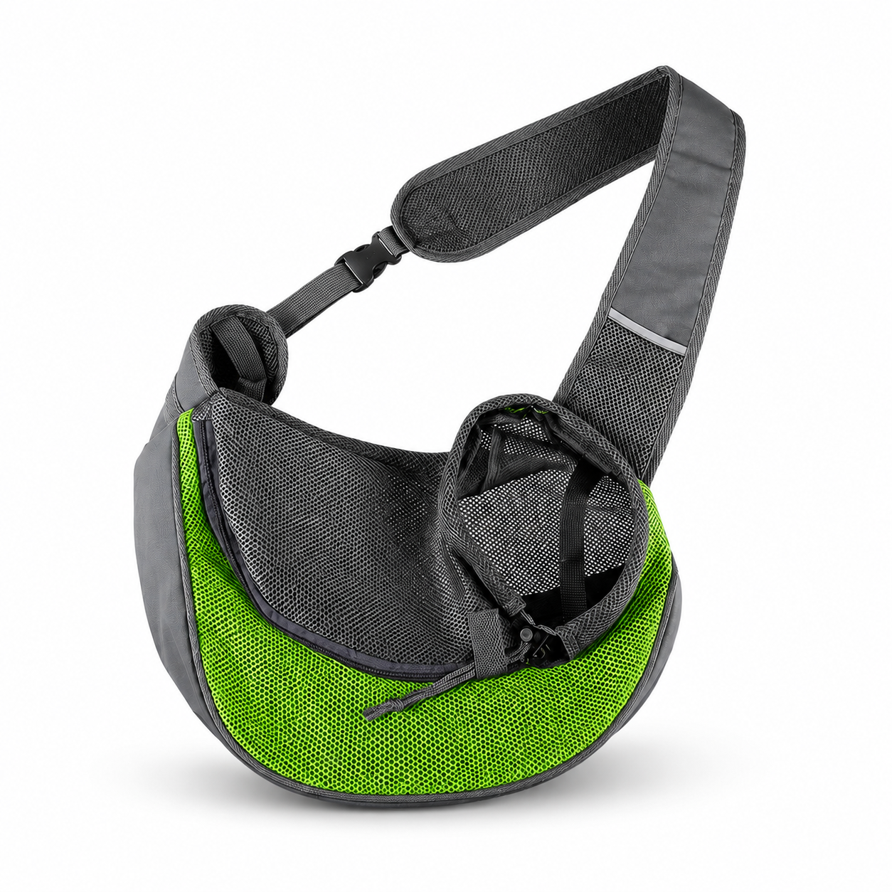 Pet Sling Carrier, Breathable Crossbody Bag for Cats & Small Dogs