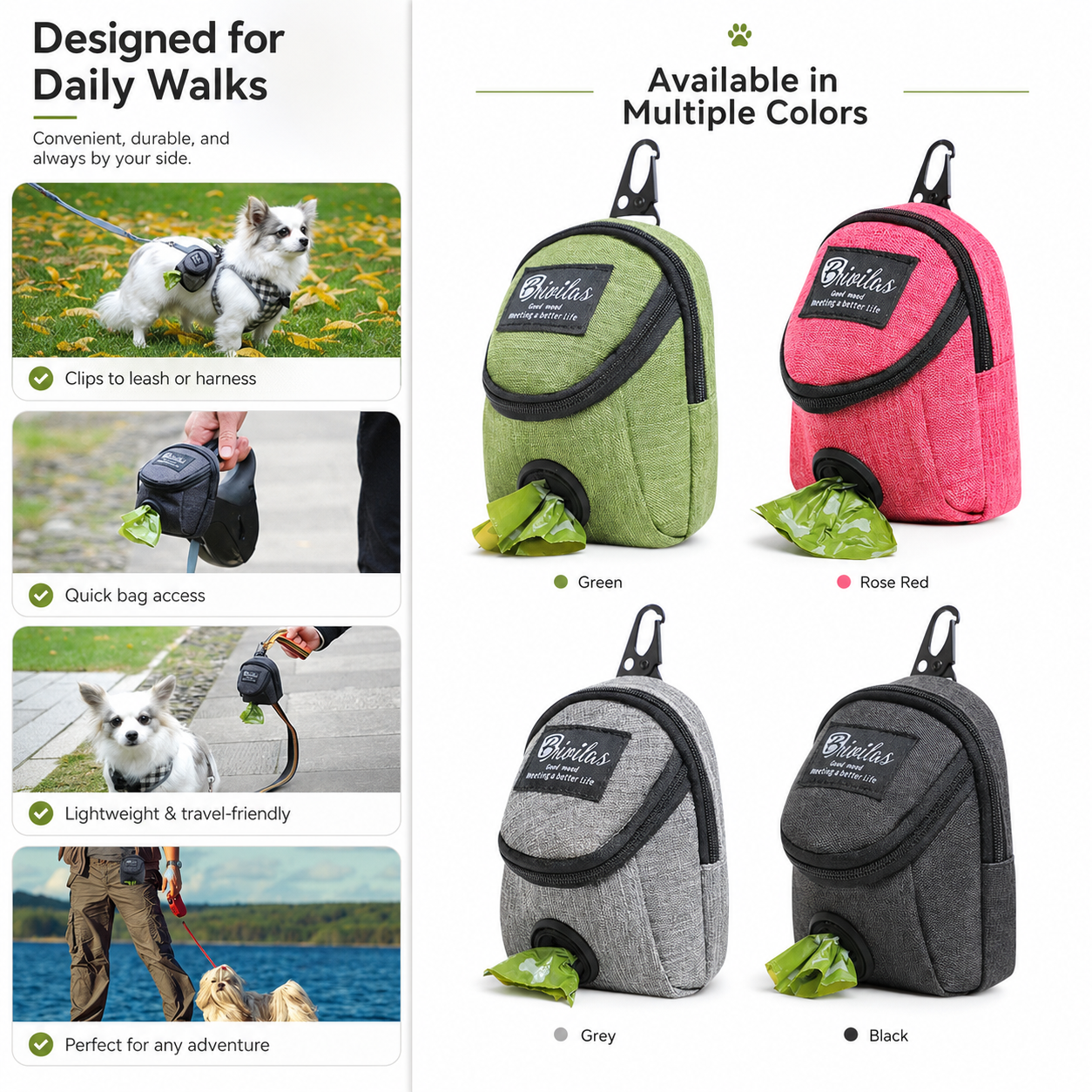 Dog Treat Pouch, Portable Training Bag