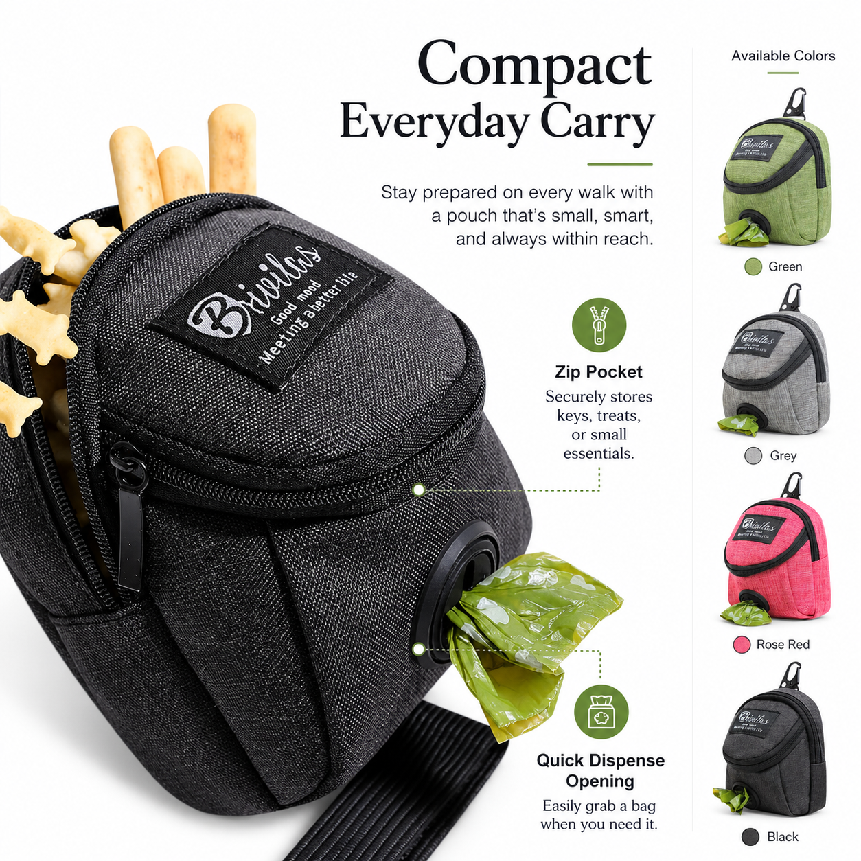Dog Treat Pouch, Portable Training Bag