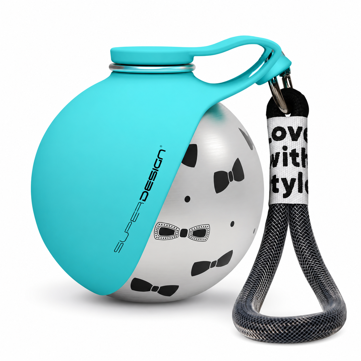 2-in-1 Portable Dog Water Bottle with Bowl | Tails & Wander