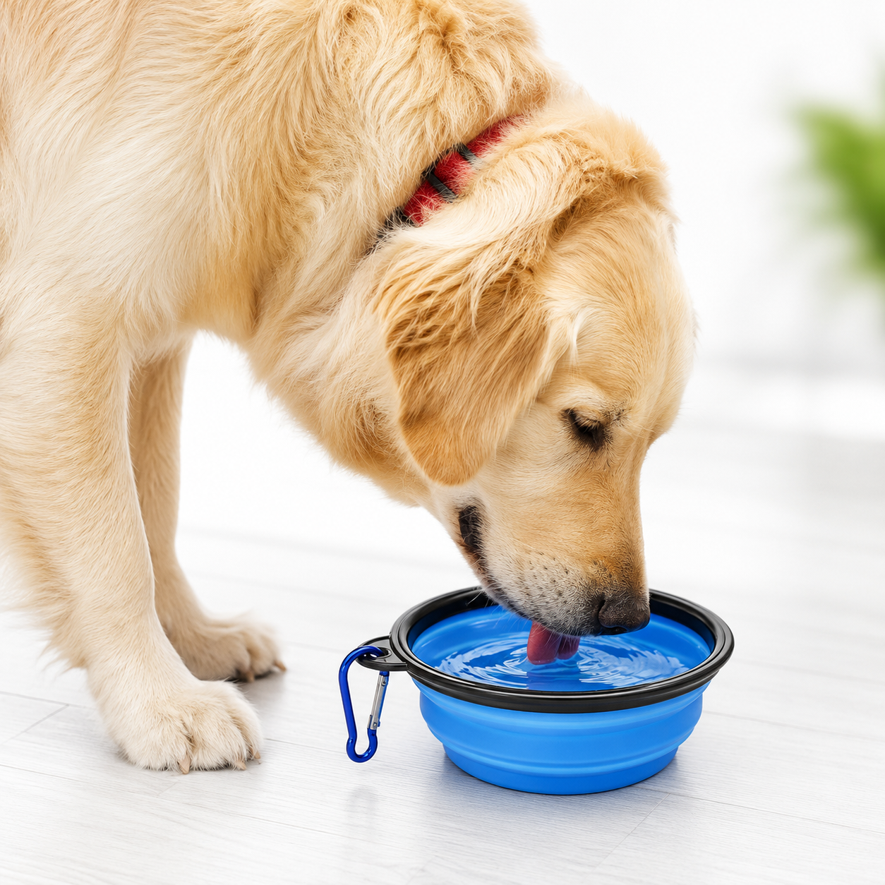 Collapsible Dog Bowl, Portable Travel Food & Water Dish