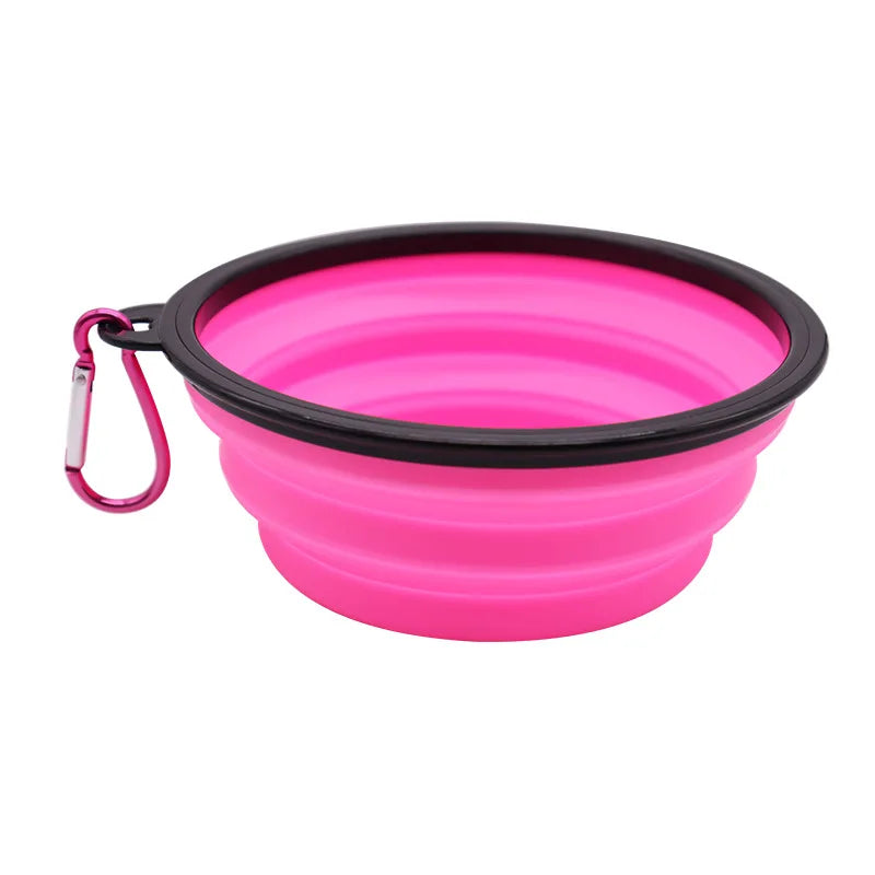 Collapsible Dog Bowl, Portable Travel Food & Water Dish
