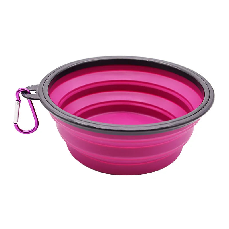 Collapsible Dog Bowl, Portable Travel Food & Water Dish
