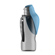 Portable Dog Water Bottle, Travel Dispenser with Built-In Bowl